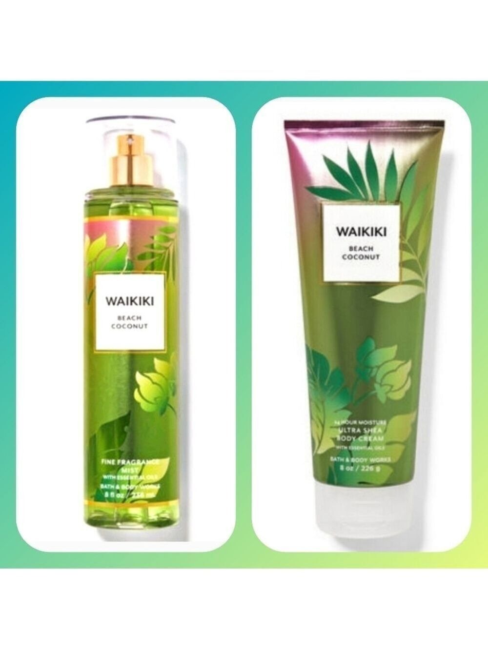 WAIKIKI BEACH COCONUT ULTRA SHEA BODY CREAM & FINE FRAGRANCE
